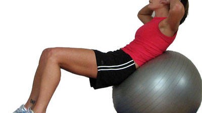 Abdominal Exercise Instructions: How to Perform Ball Crunch