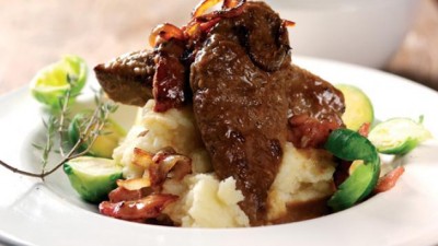 How to Make Pan Cooked Lambs Liver with Coloured Vegetables